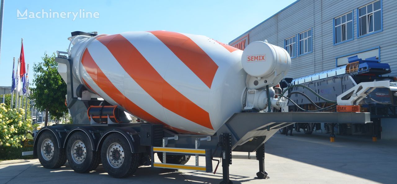 novi Semix 12 m³ Semi Trailer Beton Mixer betonska mješalica