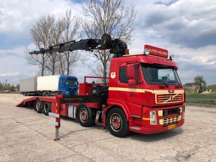 VOLVO FM 400 8X2 Darus járműszállító + cs HIAB 244 autotransporter