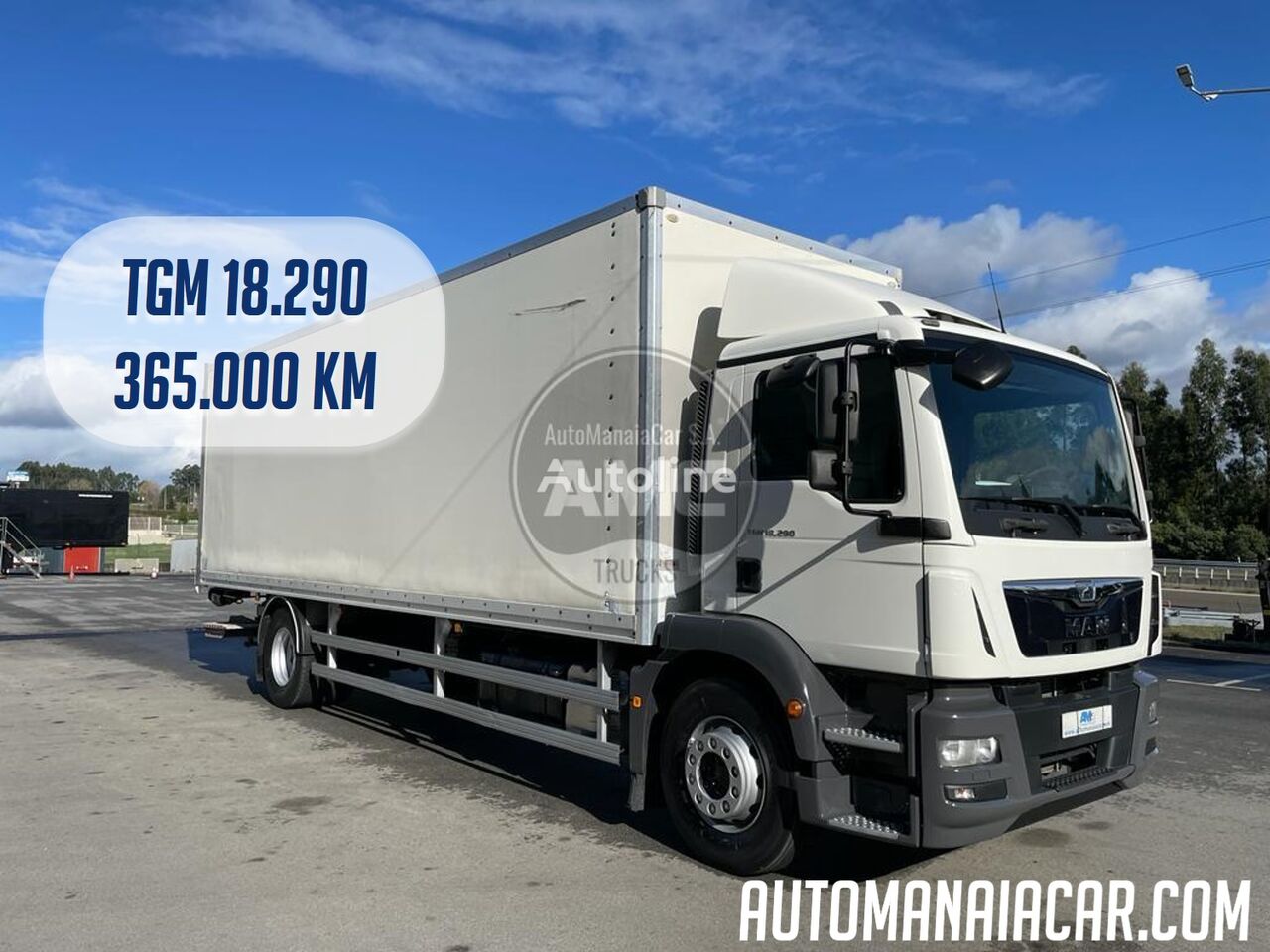 MAN TGM 18.290 kamion furgon