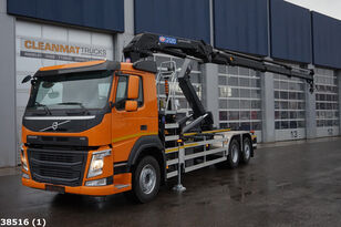 Volvo FM 410 HMF 21 ton/meter laadkraan kamion rol kiper