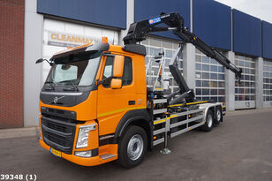 Volvo FM 410 HMF 23 ton/meter laadkraan kamion rol kiper