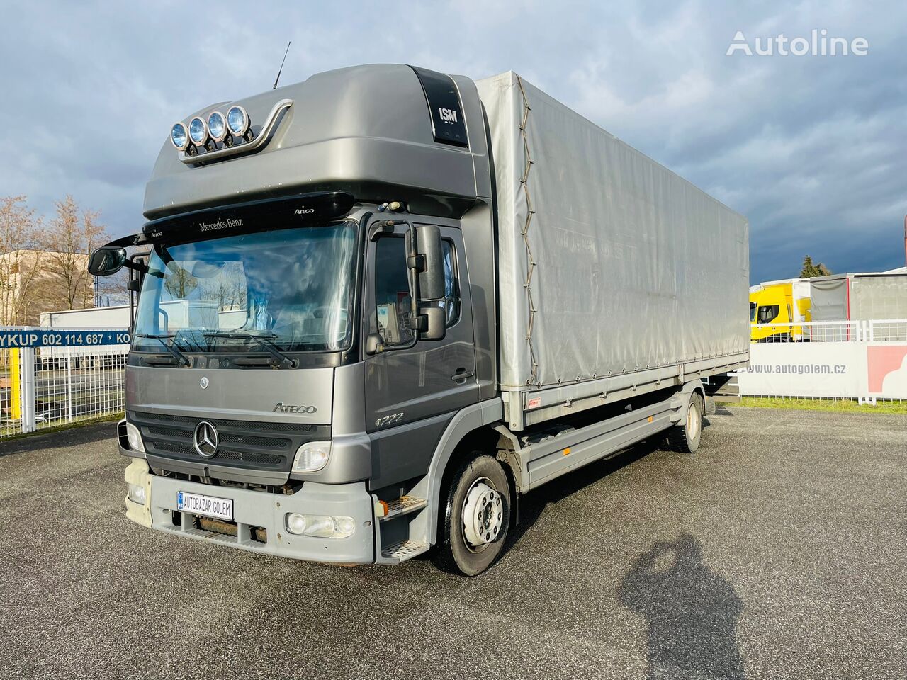 Mercedes-Benz Atego 1222 L flatbed kamion s ceradom