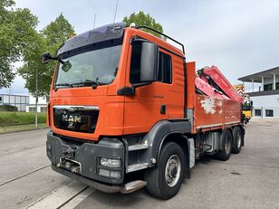 MAN TGS 28.480 6x4H Hydrodrive | Ladekran Fassi F 365A XP.24 kamion s ravnom platformom