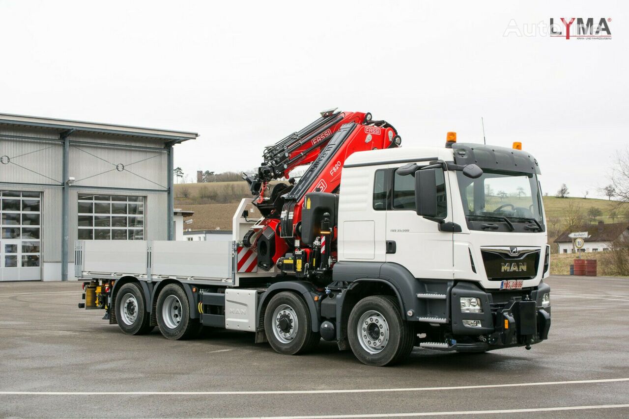 novi MAN TGS 35.510 HYDRO - VERFÜGBAR ab 30.08.20 !!! kamion s ravnom platformom