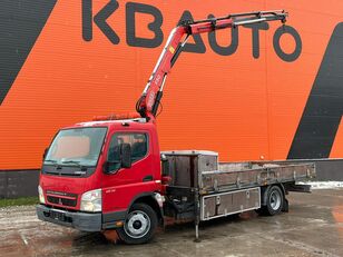 Mitsubishi Canter Fuso 7C15 4x2 Fassi F50 / PLATFORM L=4768 mm kamion s ravnom platformom