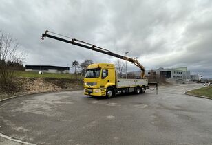 Renault Premium 450 6×2*4 Brücke / Kran kamion s ravnom platformom