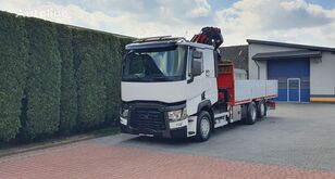 Renault T460 Flatbed + crane Palfinger PK 26002 + JIB 6+3 6x2 kamion s ravnom platformom