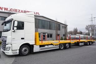 DAF XF 6x2 / Euro 6 / BDF / 2 x new transportation car body šlep auto + prikolica