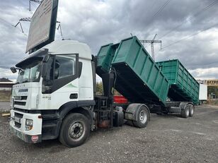 IVECO Stralis kamion za prevoz metalnog otpada + prikolica kiper