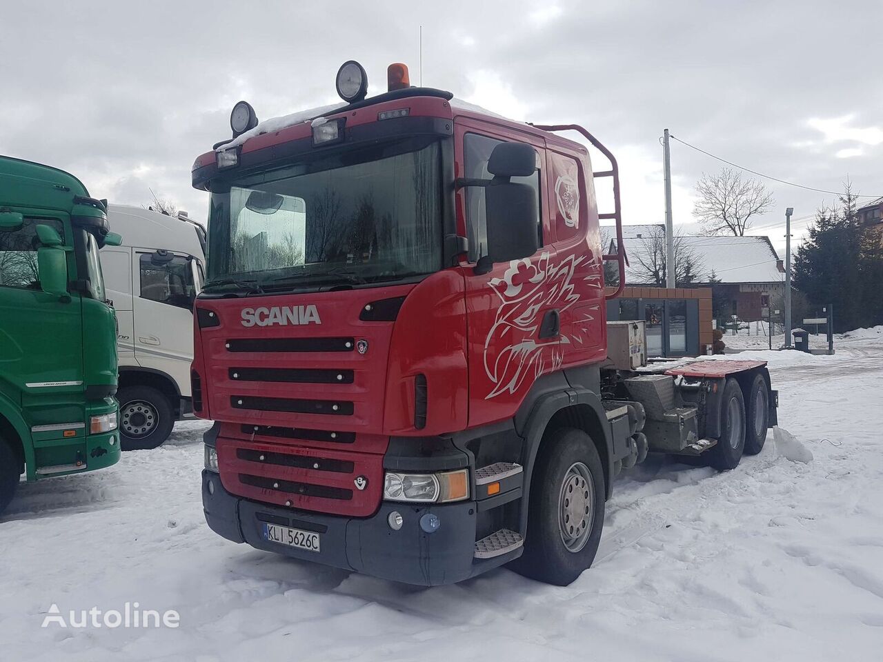 Scania R500 kamion za prijevoz drva