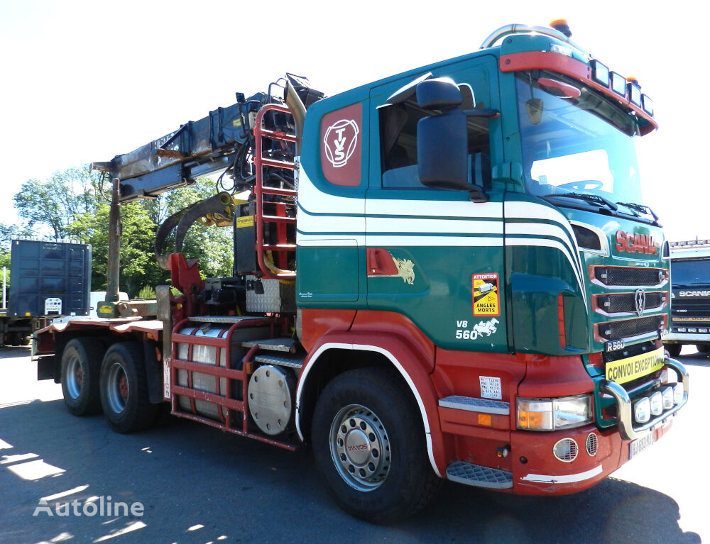 Scania R560 V8 For long woods - Para MADERA kamion za prijevoz drva