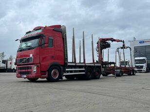Volvo FH 520,VEB+ kamion za prijevoz drva + šumarska prikolica