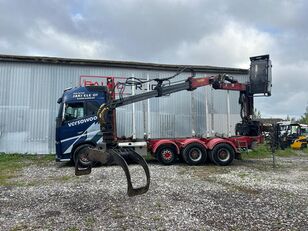 Volvo FH16 750, 8x4 TIMBER TRUCK + CRANE kamion za prijevoz drva