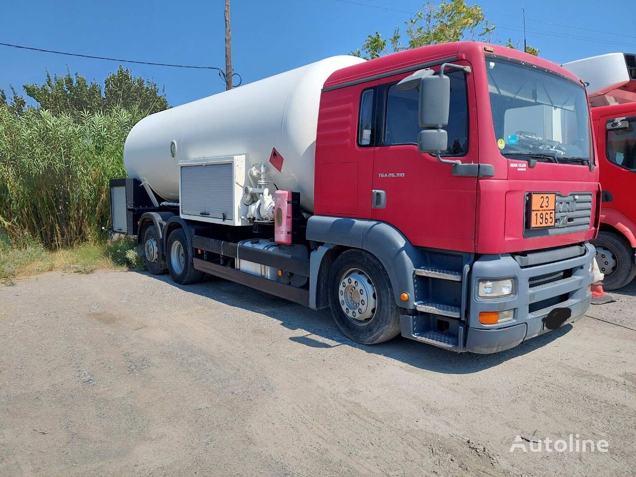 MAN TGA 310 kamion za transport gasa