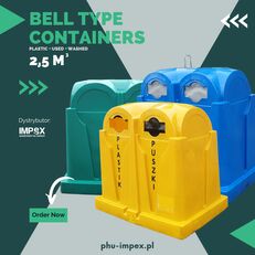 Containers - BELL TYPE 2,5 m3 (plastic) kontejner za smeće