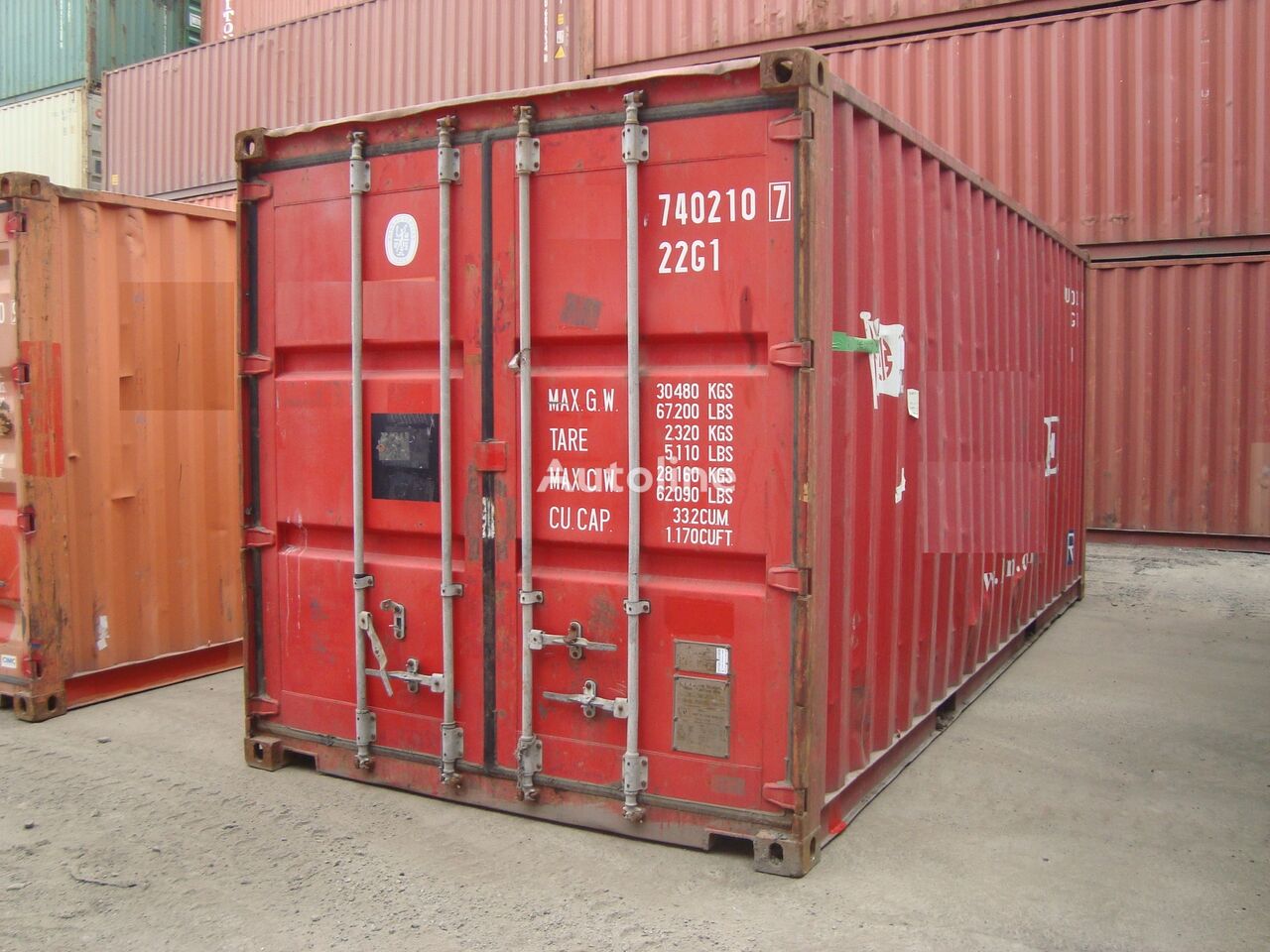 20 Fuß Seecontainer ex ANTWERPEN Lagercontainer Frachtcontainer  Standart kontejner 10 stopa