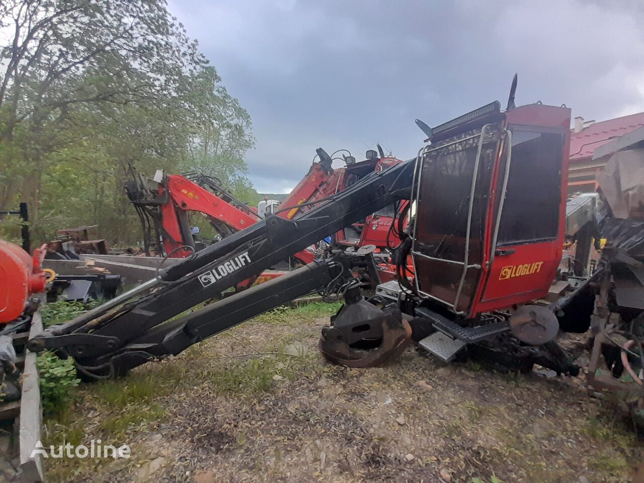 LOGLIFT 96S kabin Olsberg autodizalica s kranom
