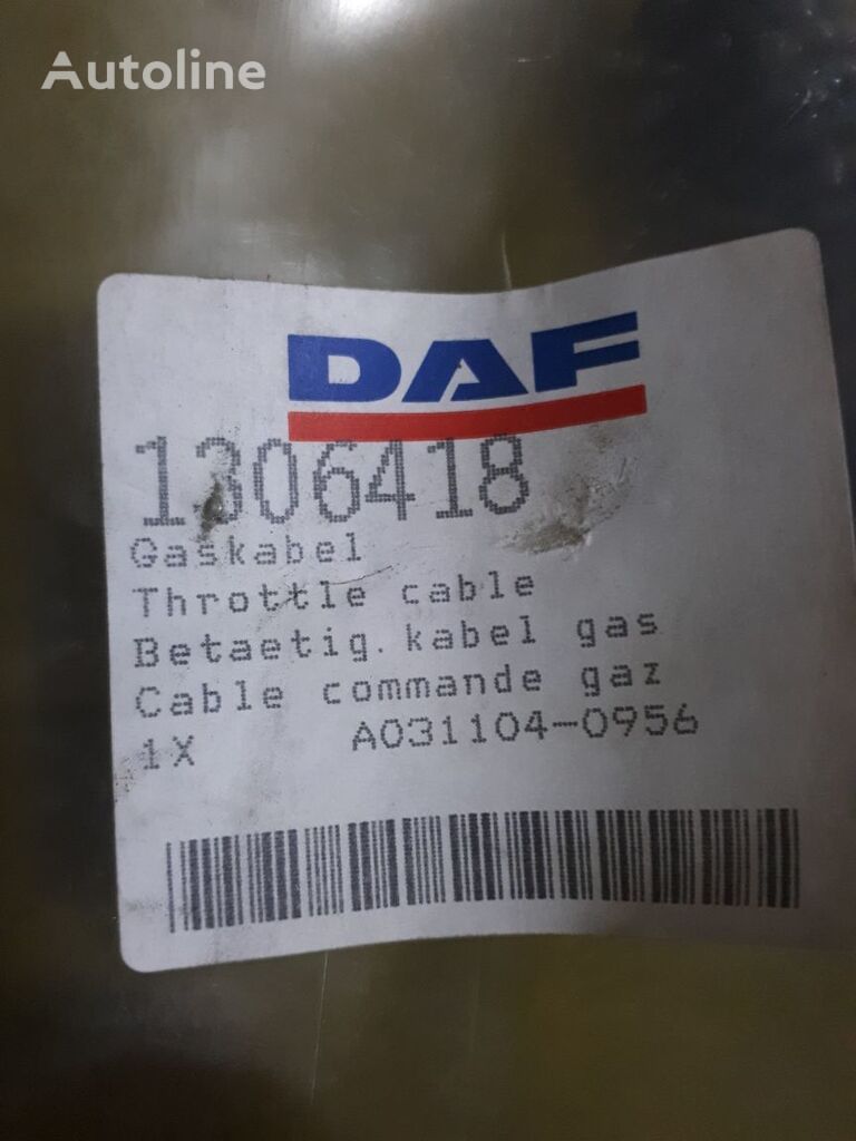 DAF 1306418 sajla gasa za DAF tegljača
